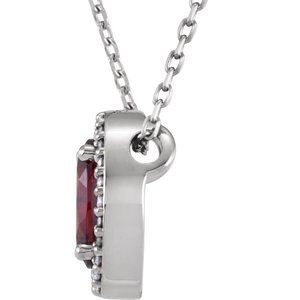 Halo-Style Necklace or Slide Pendant
