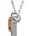Halo-Style Necklace or Slide Pendant