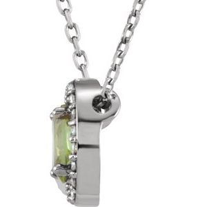 Halo-Style Necklace or Slide Pendant