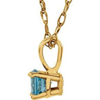 Youth Birthstone Necklace or Pendant