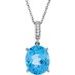 Accented Necklace or Charm/Pendant