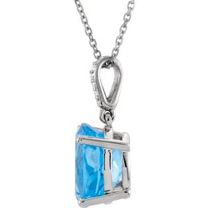 Accented Necklace or Charm/Pendant