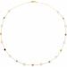 Pearl & Multi-Gemstone Station Necklace