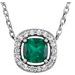 Halo-Style Necklace or Pendant