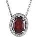 Halo-Style Necklace or Slide Pendant