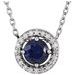 Halo-Style Necklace or Pendant
