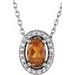 Halo-Style Necklace or Slide Pendant