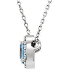 Halo-Style Necklace or Pendant