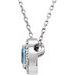 Halo-Style Necklace or Pendant