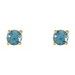 Round 4-Prong Lightweight Stud Earrings