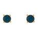 Round 4-Prong Lightweight Stud Earrings