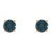 Round 4-Prong Lightweight Stud Earrings