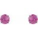 Round 4-Prong Lightweight Stud Earrings
