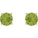 Round 4-Prong Lightweight Stud Earrings