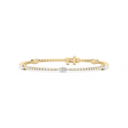 2 ¼ ctw Marquise LGD Station Tennis Bracelet - 7 Inches