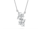 2 ctw Heart LGD Two Stone Pendant - 18 Inches