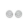 2 ⅞ ctw Round LGD Swirl Stud Earrings