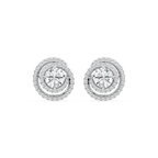 2 ⅞ ctw Round LGD Swirl Stud Earrings