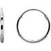Endless Tube Hoop Earrings