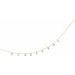 Bezel-Set Station Necklace