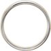 Grooved Comfort-Fit Half Round Band with Bead Blast Finish