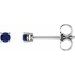 Round 4-Prong Lightweight Stud Earrings