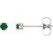Round 4-Prong Lightweight Stud Earrings