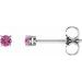 Round 4-Prong Lightweight Stud Earrings