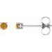 Round 4-Prong Lightweight Stud Earrings