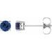 Round 4-Prong Lightweight Stud Earrings