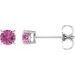 Round 4-Prong Lightweight Stud Earrings