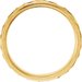 Milgrain Edge Diagonal Grooved Comfort-Fit Band