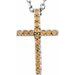 Petite Cross Necklace or Pendant