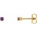 Round 4-Prong Lightweight Stud Earrings