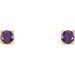 Round 4-Prong Lightweight Stud Earrings