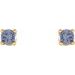 Round 4-Prong Lightweight Stud Earrings