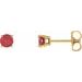 Round 4-Prong Lightweight Stud Earrings