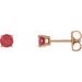 Round 4-Prong Lightweight Stud Earrings
