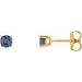 Round 4-Prong Lightweight Stud Earrings