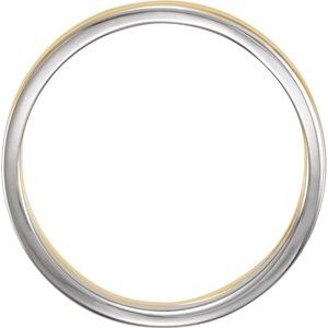 Curved Band with Polished & Satin Finish