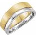 Curved Band with Polished & Satin Finish