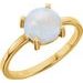 Cabochon Solitaire Ring