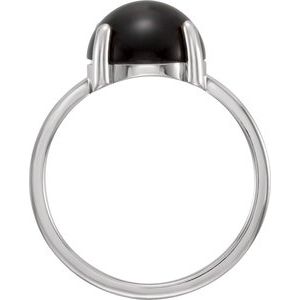 Cabochon Solitaire Ring