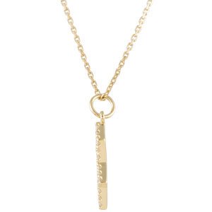 Accented Star of David Necklace or Pendant