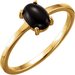 Cabochon Solitaire Ring