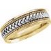 Rope Hand-Woven Comfort-Fit Flat Band
