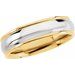 Grooved Comfort-Fit Half Round Band