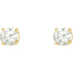 Round 4-Prong Inverness® Piercing Stud Earrings