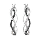 Criss-Cross Hoop Earrings