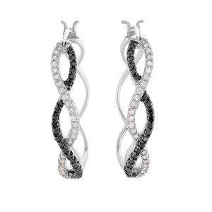 Criss-Cross Hoop Earrings